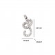 Pendant Initial "M" Gold and Diamonds ct. 0.20 *CD372M