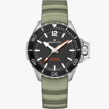 HAMILTON orologio H77825331 Khaki Navy Frogman Auto 46mm