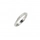 Anello Veretta 7 Diamanti ct. 0.35 e oro 18kt e ref. AN397B