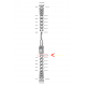 1x OMEGA terminale adattatore 118ST195712  020ST1957957 020ST1958957 020ST1958989 020STZ004193 020STZ005142