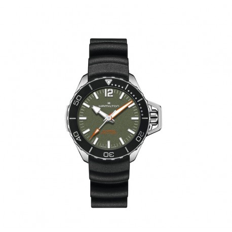 HAMILTON orologio H77825331 Khaki Navy Frogman Auto 46mm