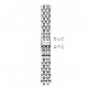 HAMILTON bracciale JAZZMASTER bracelet 20m H695.325.100 H695325100 x H325650 H325150