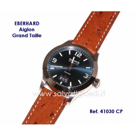 EBERHARD Watch Aiglon Grande Taille Blue41mm ref. 41030 CP