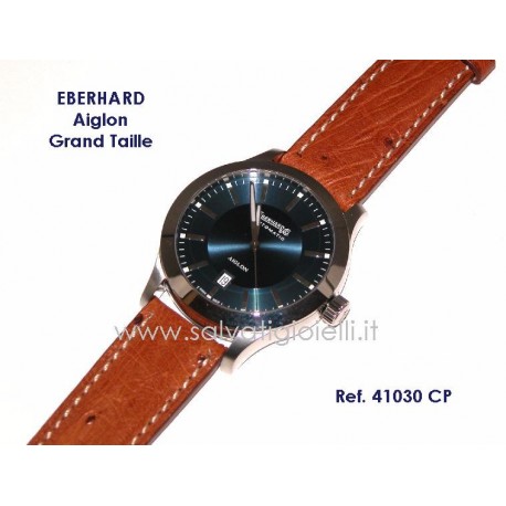 EBERHARD Watch Aiglon Grande Taille Blue (without numbers on dial) 41mm ref. 41030 CP