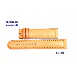 EBERHARD cinturino beige rosso per tazio nuvolari vanderbilt ref. 082 20mm x 31045