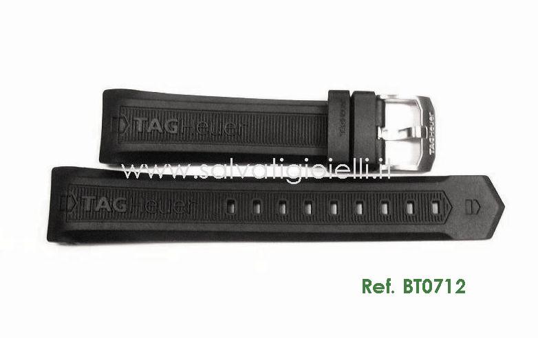 TAG HEUER black strap AQUARACER 21mm BT0712 CAF1010 CAF1011 CAF101