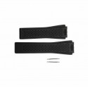 TAG HEUER CARRERA black rubber strap F6046 CAR201V CAR201Z CAR201Z/0 CAR208/Z CAR208Z/0