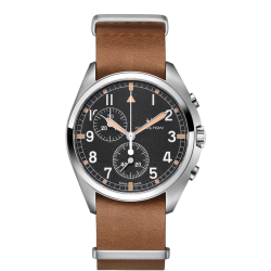 HAMILTON orologio ref. H76522531 Khaki Aviation Pilot Pioneer Chrono Quartz