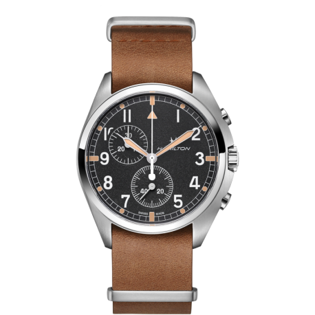 HAMILTON orologio ref. H76512733 Khaki Aviation Pilot Pioneer Chrono Quartz