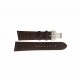 HAMILTON cinturino marrone VENTURA black strap 21mm H600.245.101 ref. H600245101 con deployante 18mm