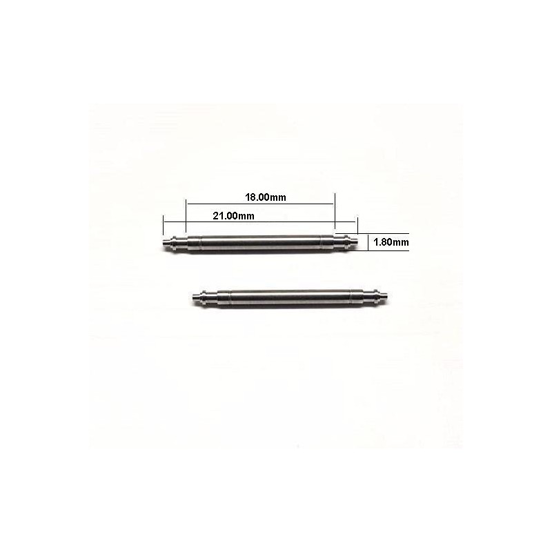 OMEGA 2X spring bars 18 mm ref. 068ST2206 GENUINE