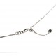 Collana in oro bianco ref. GC319 con 27 diamanti ct. 058