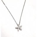 Necklace white gold ref. SXS with 10 diamonds ct. 0.20