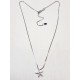 Collana in oro bianco ref. GC319 con 27 diamanti ct. 058